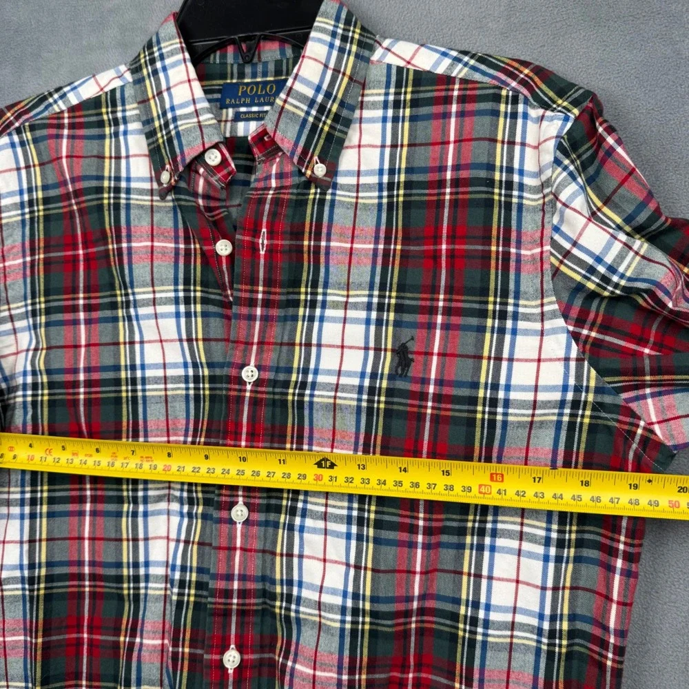 Polo Ralph Lauren Men's Classic Fit Plaid Button Down Shirt Size S‎